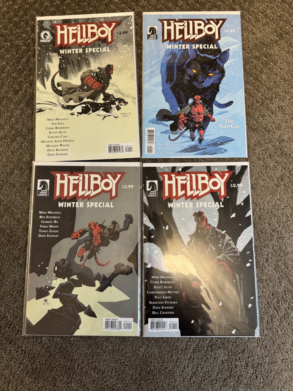 Hellboy Winter Special Lot of 4 Comics