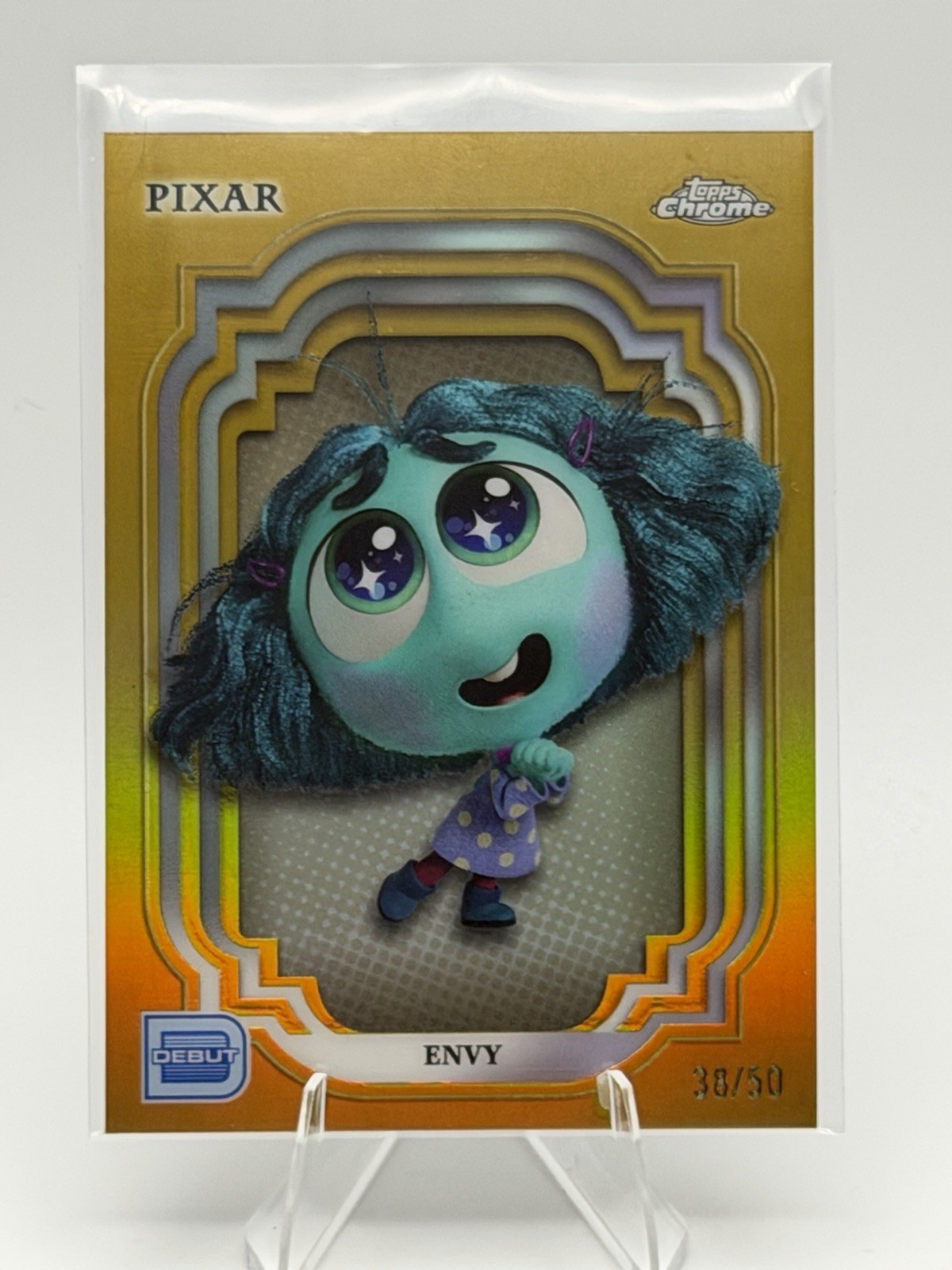 2024 Topps Chrome Disney Envy (Debut) Gold Refractor /50 2024 Topps Chrome Disney Envy (Debut) Gold Refractor /50