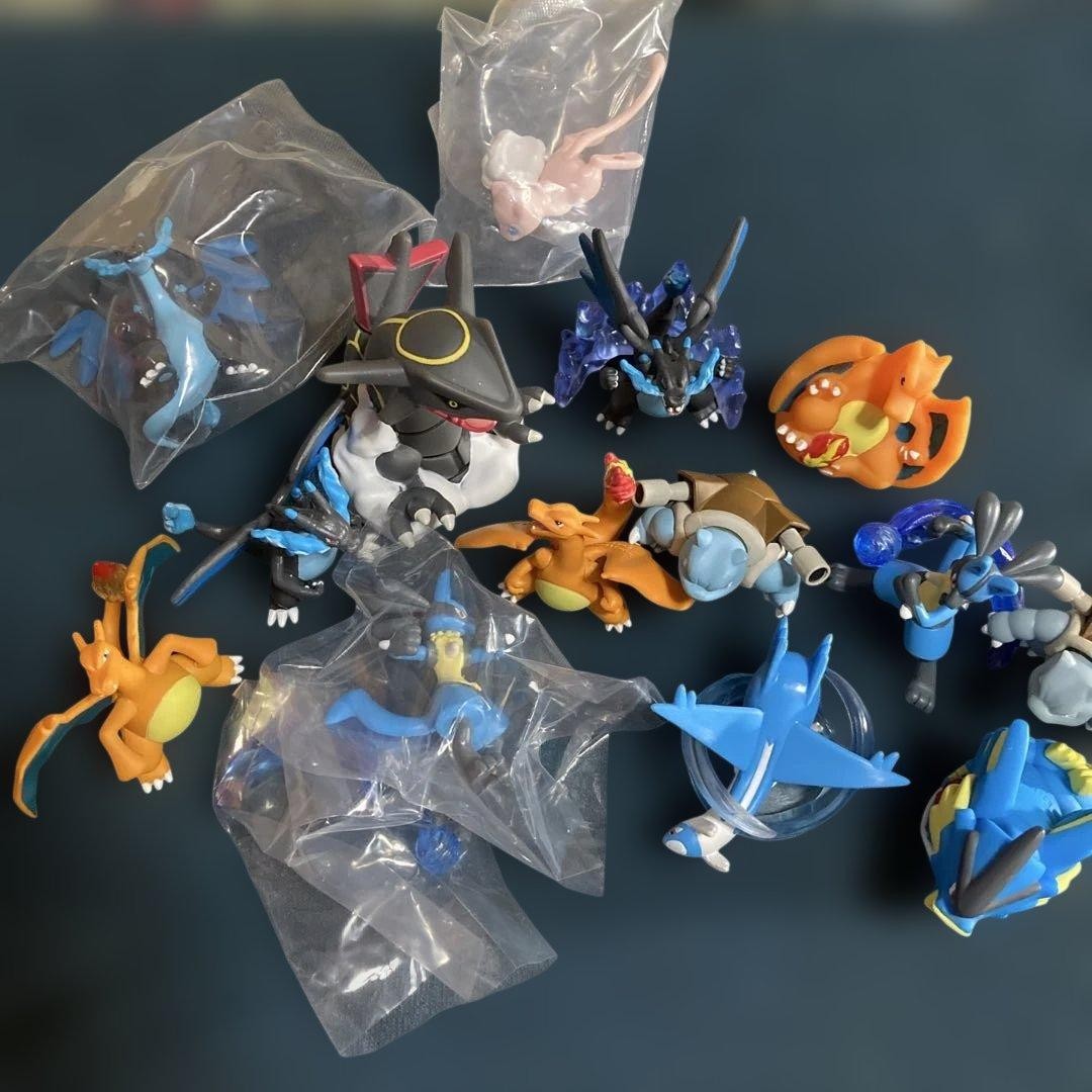Pokemon Mega Rayquaza Charizard Lucario Mixed Figure Lot Collectible 15+ Pokemon Mega Rayquaza Charizard Lucario Mixed Figure Lot Collectible 15+
