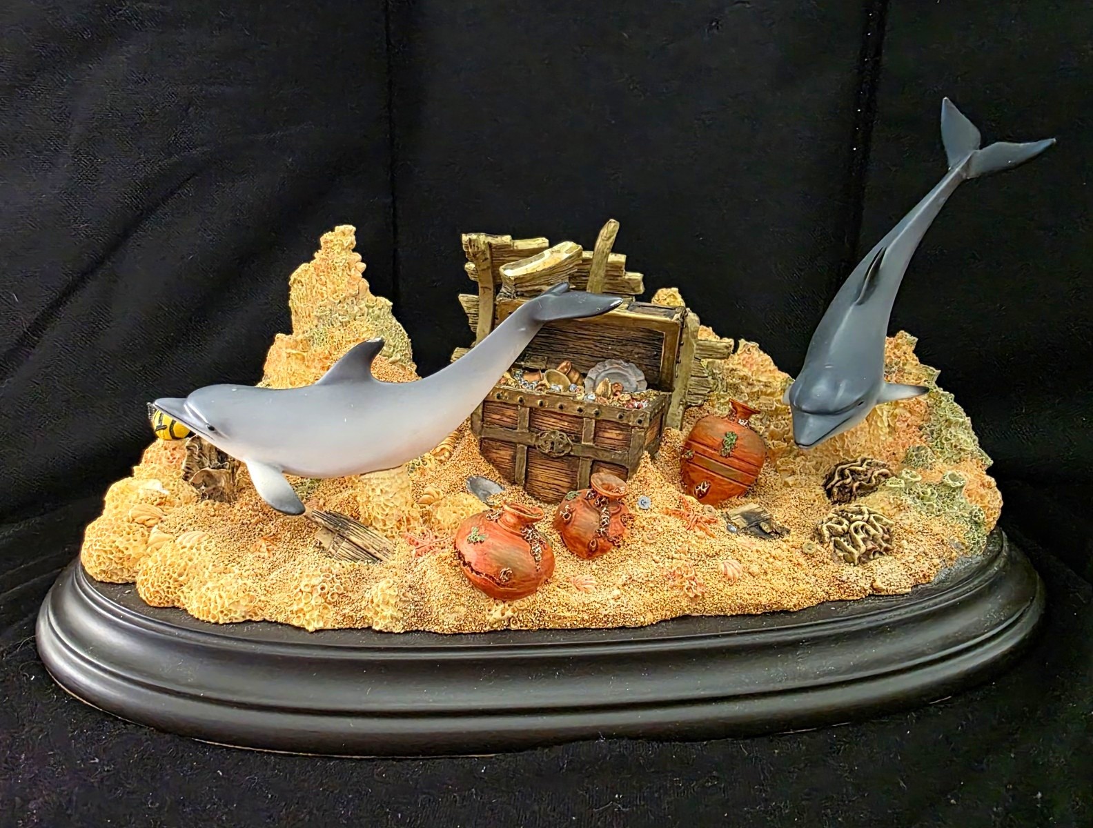Lenox Treasures of the Deep Dolphin Sculpture 2002 - FOR PARTS / REPAIR / CRAFTS