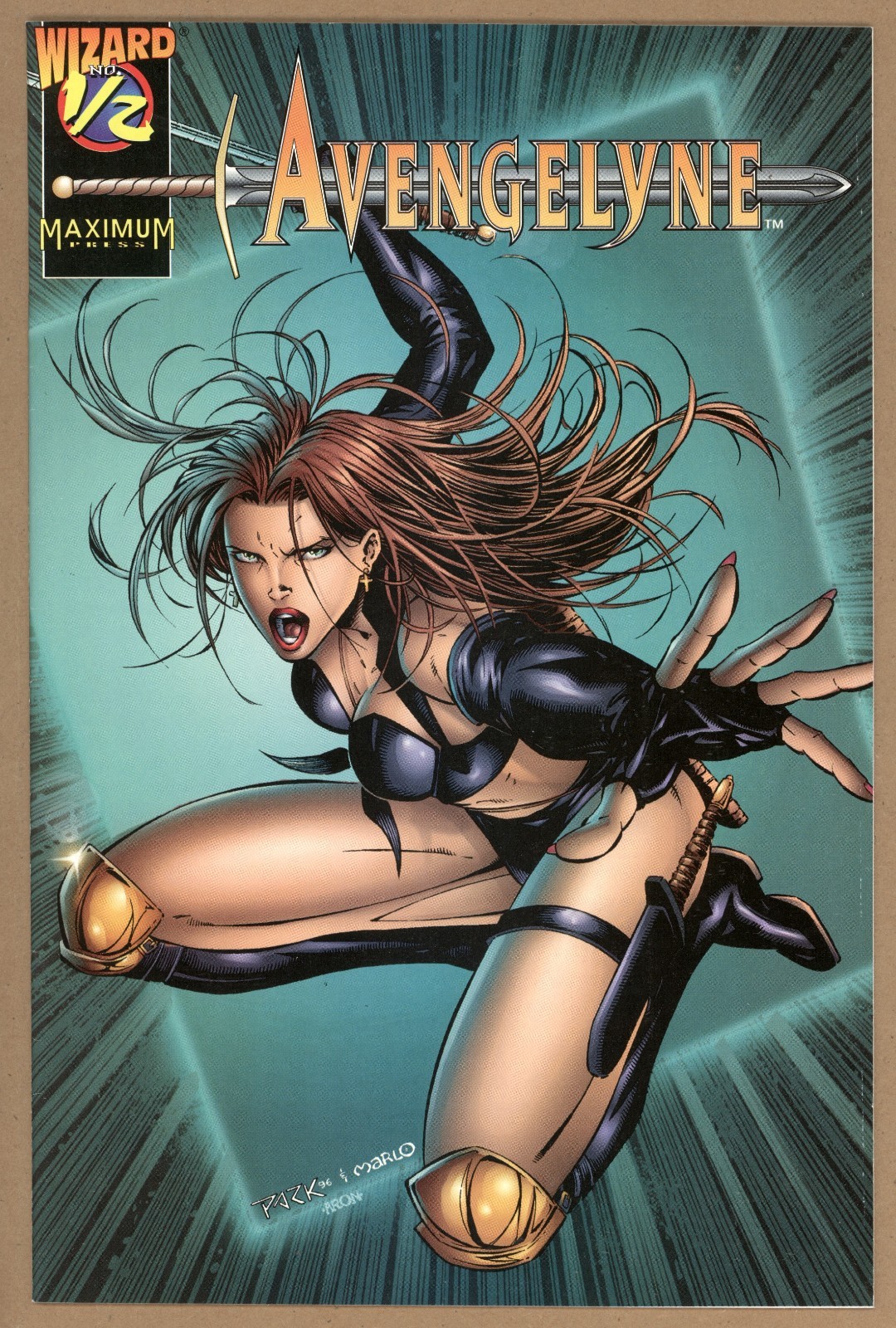 Avengelyne 1/2 (1996 Maximum Press) Wizard Edition Certificate of Authentic VF+ Avengelyne 1/2 (1996 Maximum Press) Wizard Edition Certificate of Authentic VF+