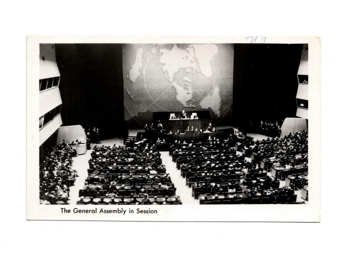Lake Success NY~General Assembly Of United Nations~Real Photo Postcard~~RPPC