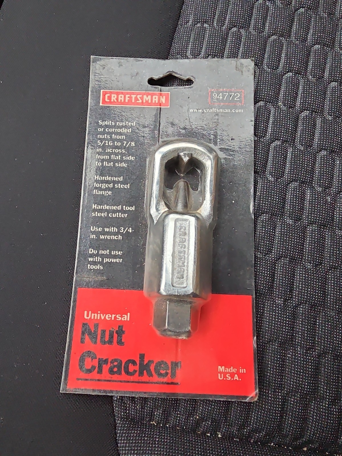 NOS Vintage Craftsman Universal Nut Cracker, No 94772, Made in USA