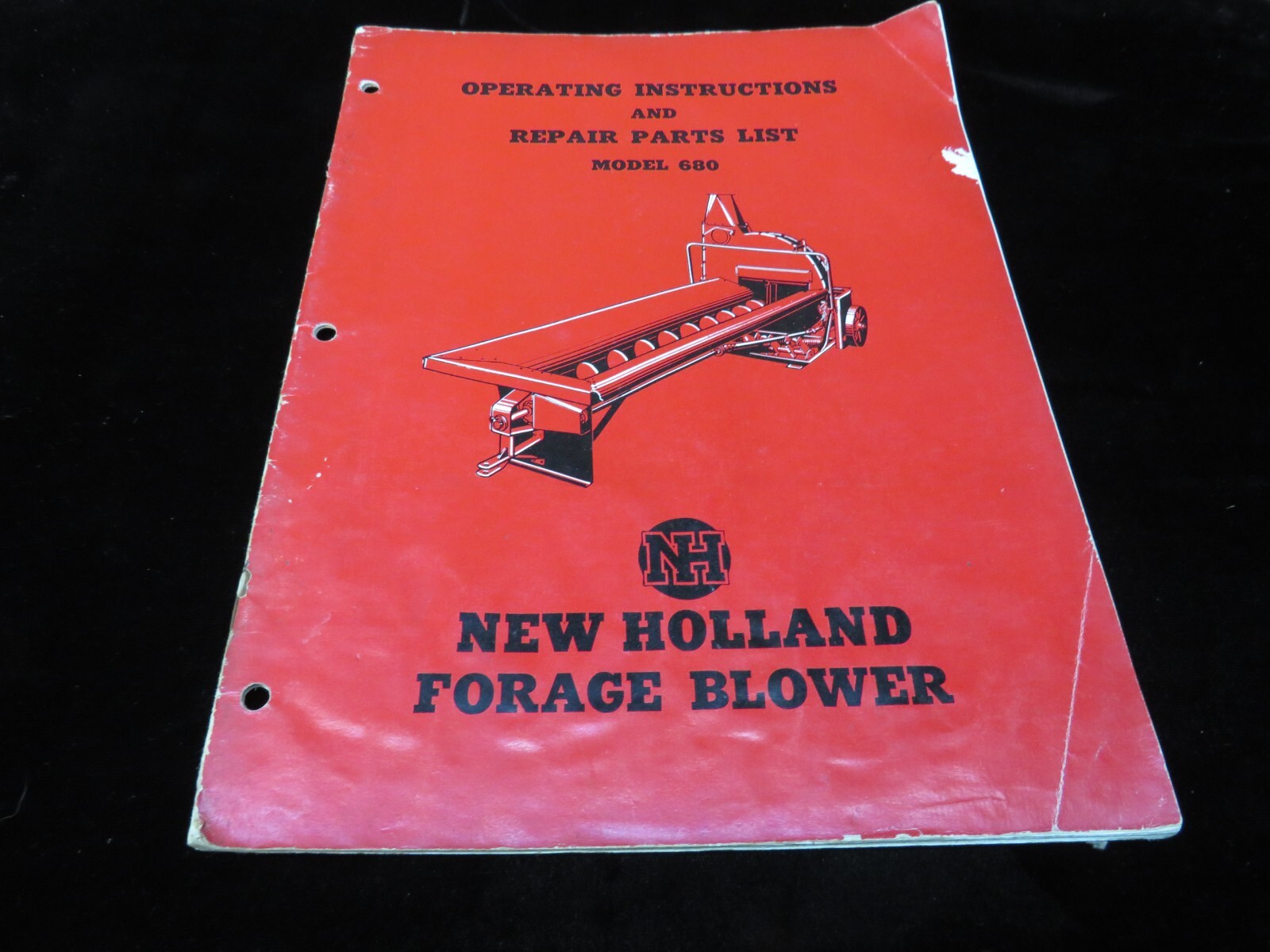 VTG New Holland Forage Blower tractor manual attachment