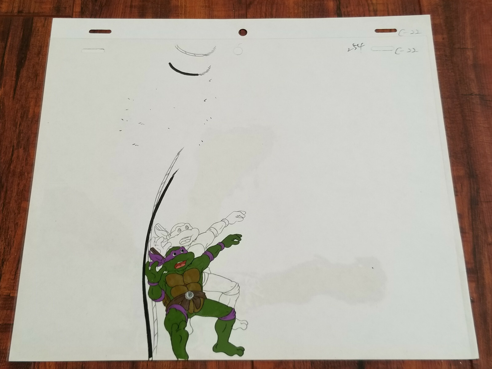 Teenage Mutant Ninja Turtles TMNT Donatello Animation Production Art Cel Teenage Mutant Ninja Turtles TMNT Donatello Animation Production Art Cel