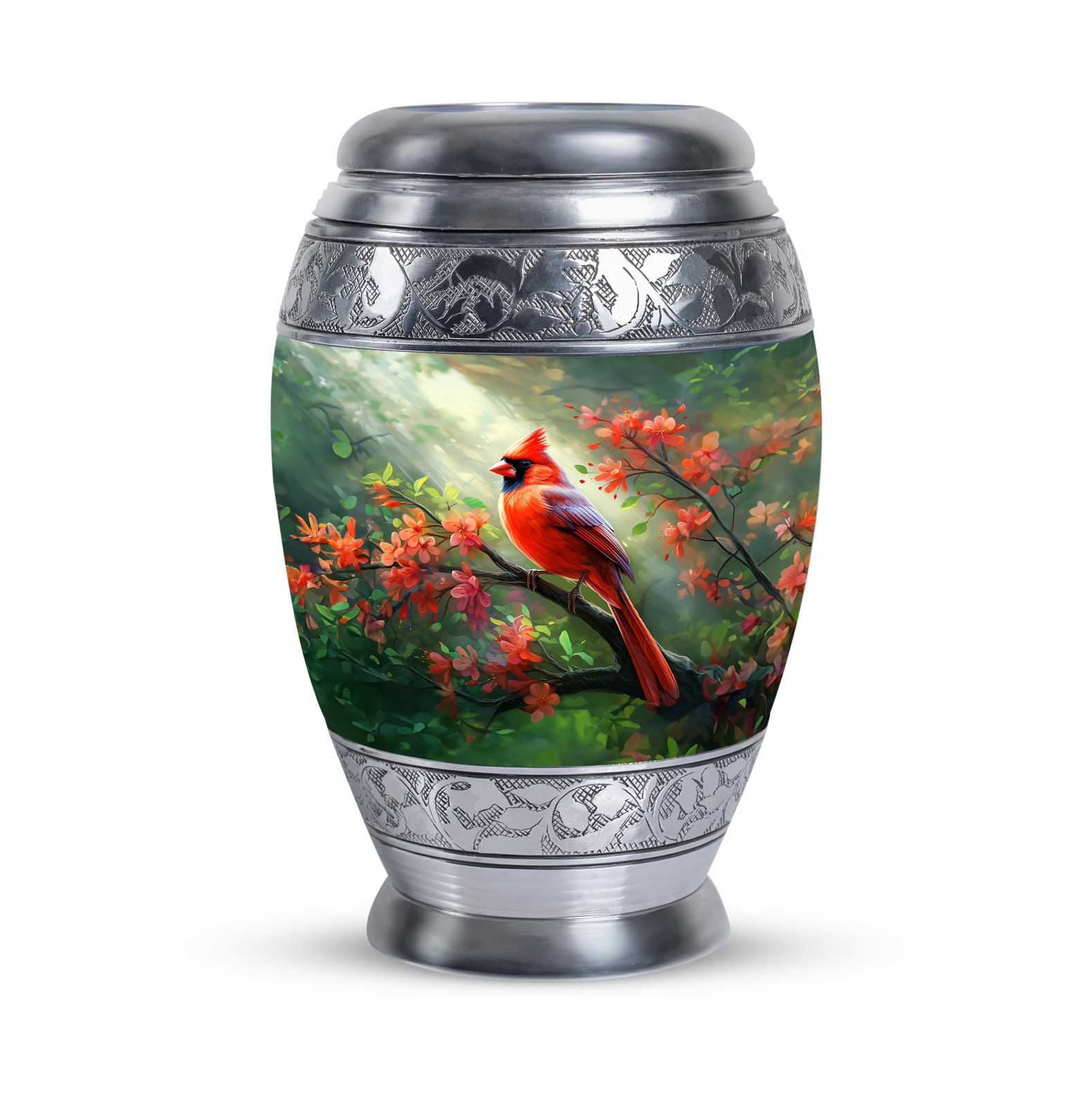 Cardinal Bird 1 Funeral Urn -Small Dad Urns For Human Ashes- Ashes Urn Adult - Cardinal Bird 1 Funeral Urn -Small Dad Urns For Human Ashes- Ashes Urn Adult -