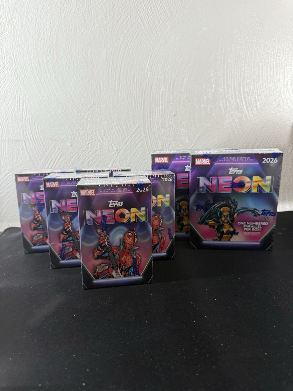 LOT OF 7 - 2026 Topps Neon Marvel Mega Box And Value Box SEALED NEW LOT OF 7 - 2026 Topps Neon Marvel Mega Box And Value Box SEALED NEW