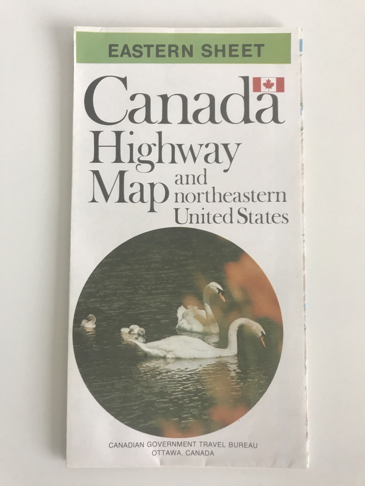 Vtg 1973 Canada Highway Map Eastern Sheet Northeastern U.S. Government Bureau
