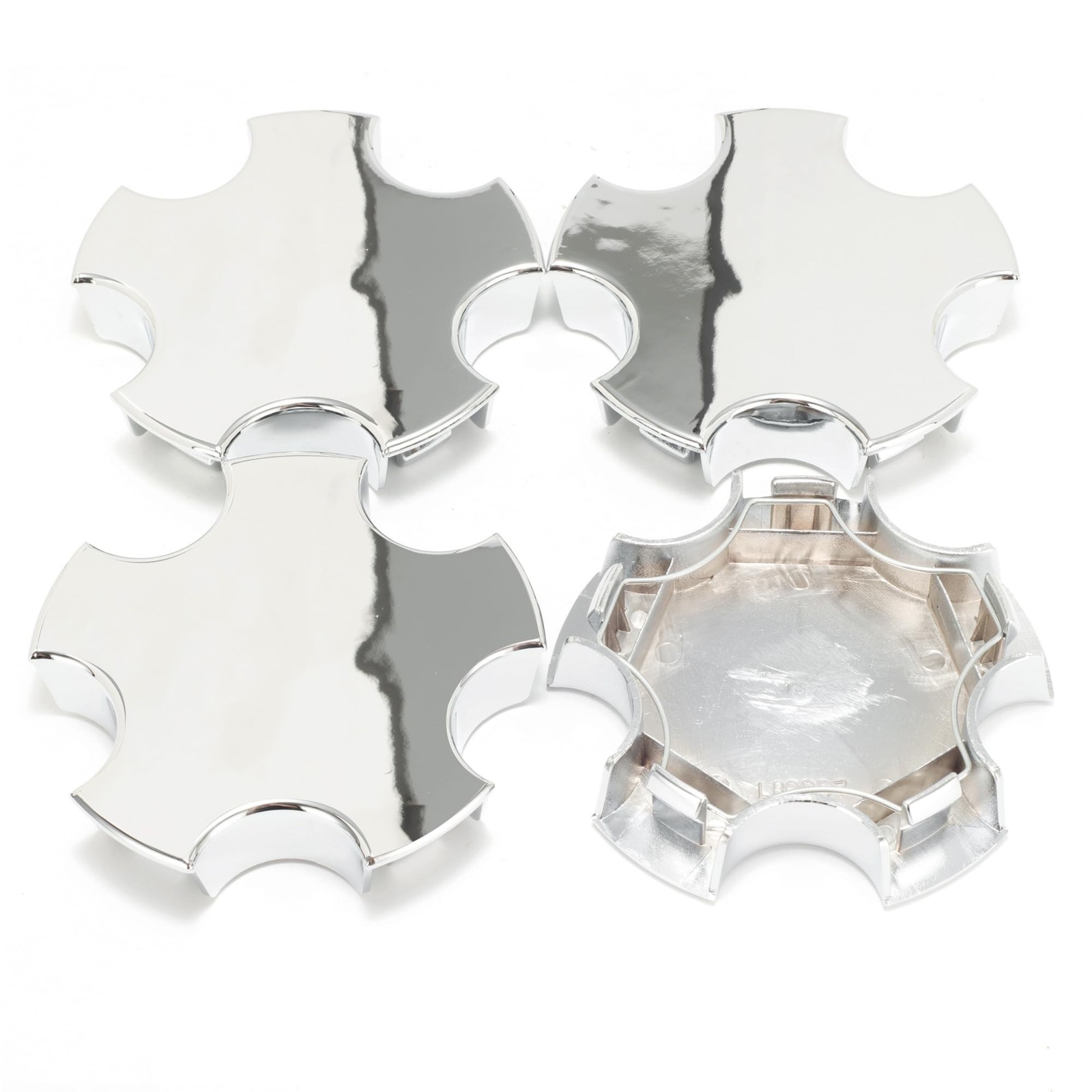 4pcs Wheel Center Caps Compatible with 2000-2004 Corvette C5 Z06 Chrome Cente...
