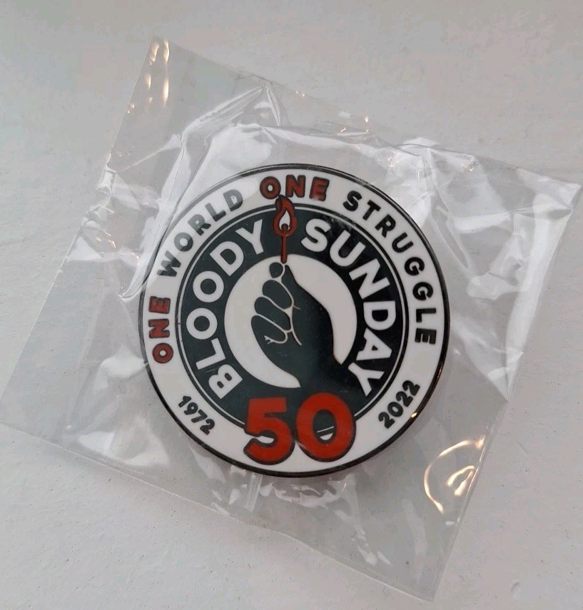 New 50th Anniversary Bloody Sunday Northern Ireland Commemorative Pin One World New 50th Anniversary Bloody Sunday Northern Ireland Commemorative Pin One World