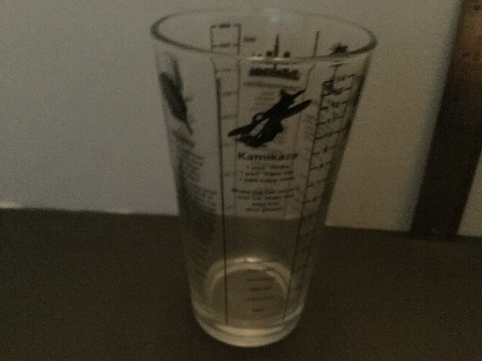 Vintage Cocktail Bar Shaker Recipe Glass Drink Mixer