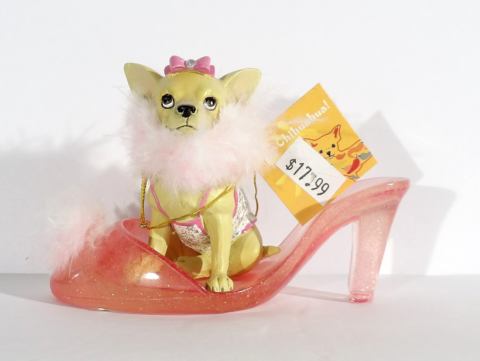 Aye Chihuahua CHIHUAHUA SLIPPER 2008 Westland Giftware Figurine #13329