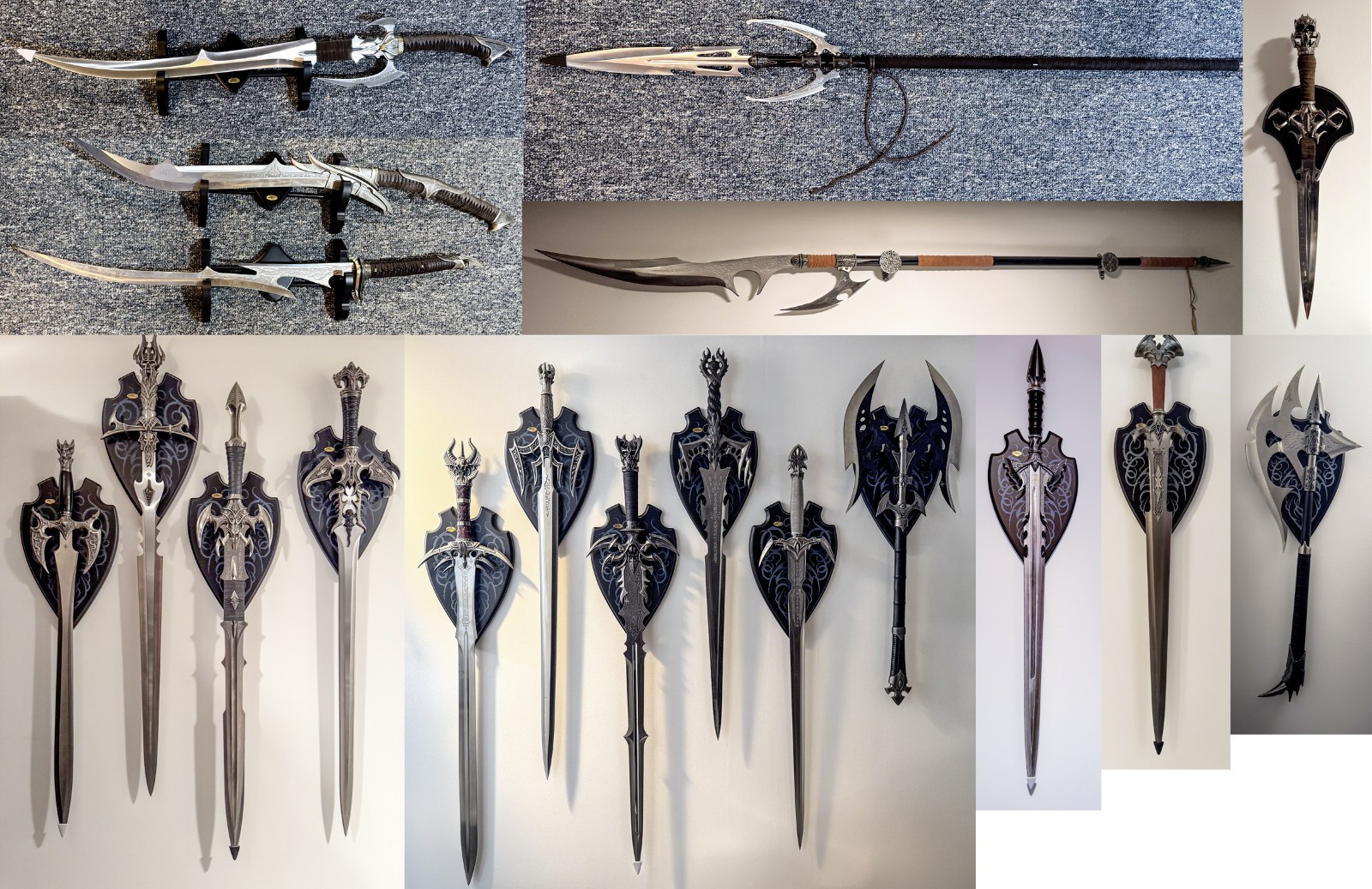 KIT RAE SWORDS OF THE ANCIENT COLLECTION with BOXES + Paperwork Artwork