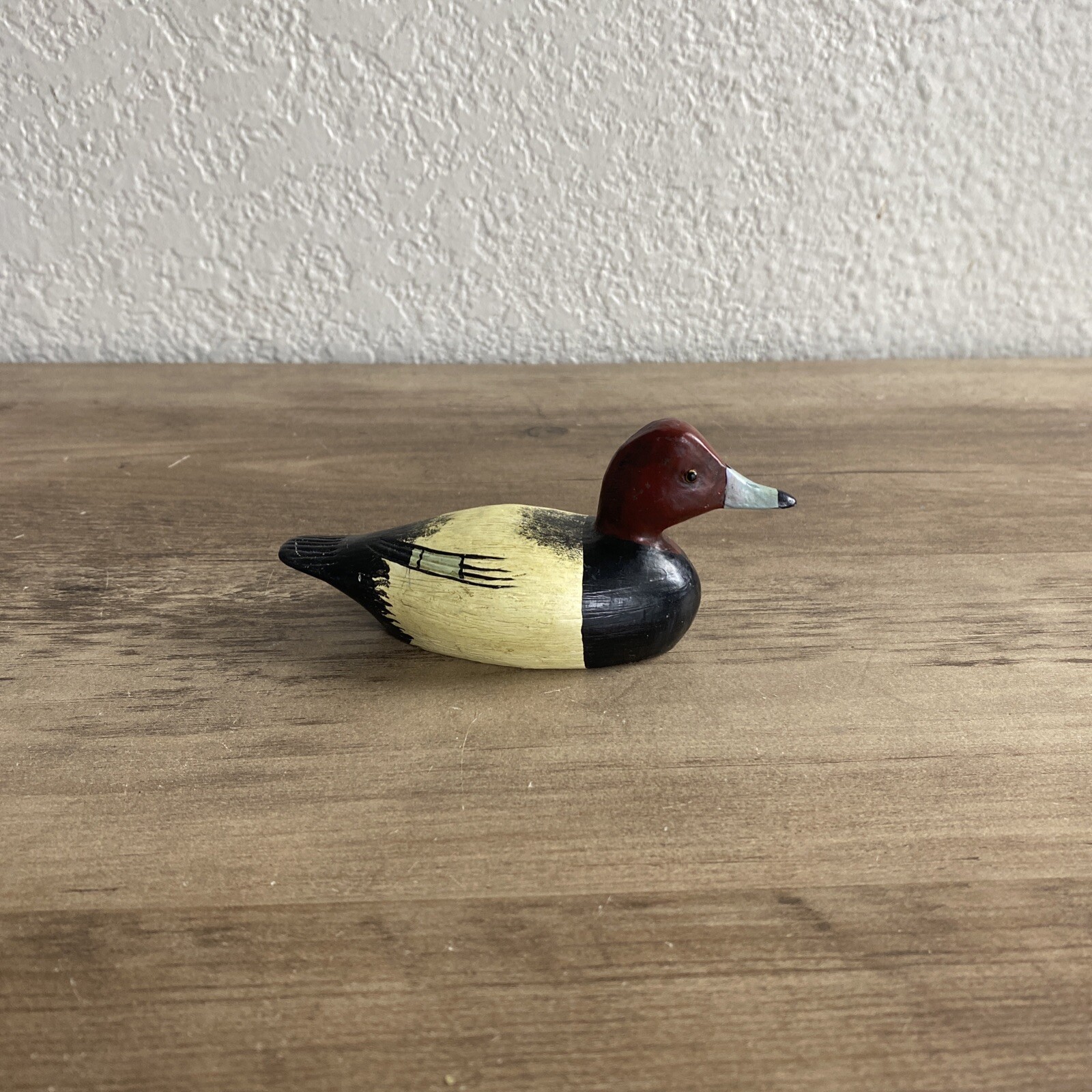 Redhead Duck Decoy Figurine by Joe Seme Elmer Crowell Style Redhead Duck Decoy Figurine by Joe Seme Elmer Crowell Style