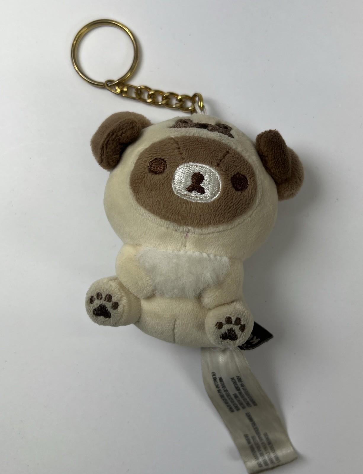 2009 San-X Character Rilakkuma Fluffy Hanging Plush Keychain Vintage RARE 2009 San-X Character Rilakkuma Fluffy Hanging Plush Keychain Vintage RARE