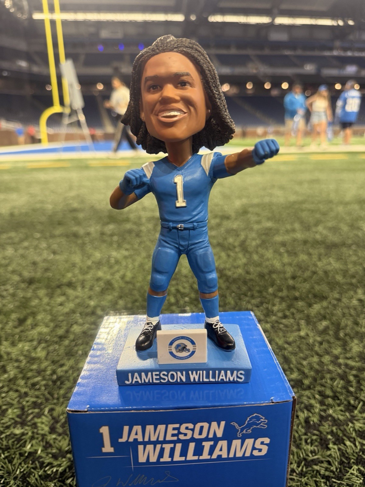 Jameson Williams bobblehead LLM Detroit Lions 08/19/2026