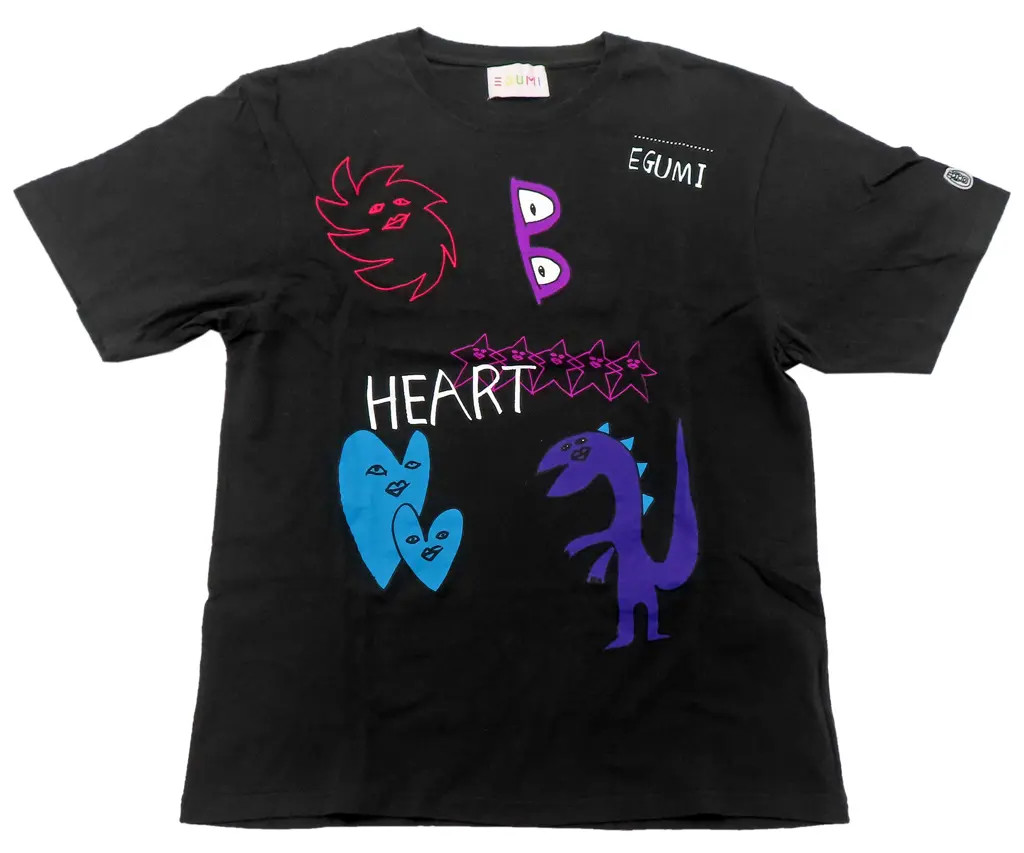 T-shirt Eguchi Takuya EGUMI MULTI PRINT TEE (T-shirt) Black XL Size \