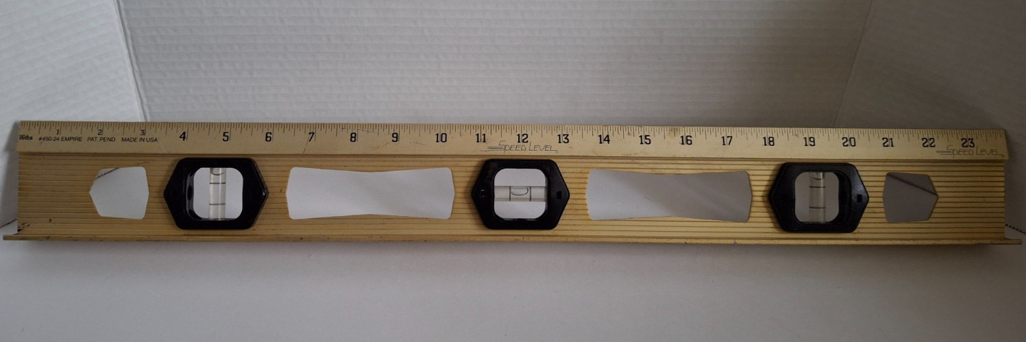 Vintage Empire Speed Level 450-24 Gold Anodized Aluminum 24\