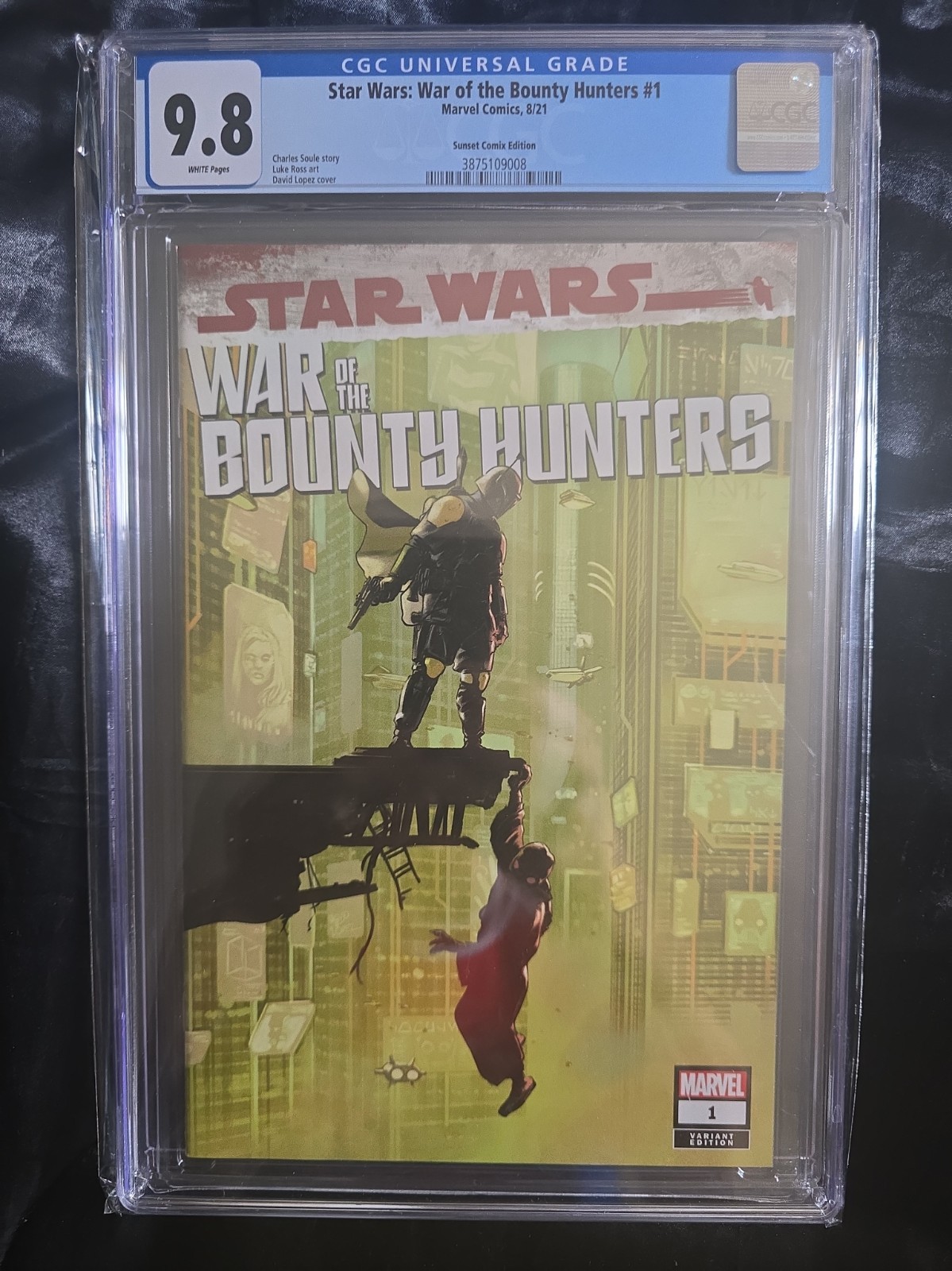 Star Wars: War of The Bounty Hunters Comic Book #1 Variant Edition 9.8 Star Wars: War of The Bounty Hunters Comic Book #1 Variant Edition 9.8