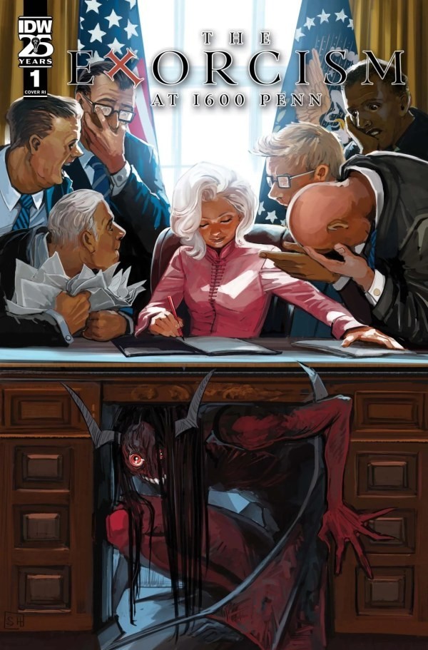 The Exorcism at 1600 Penn #1 Hans 1:10 Incentive Variant | Optioned | IDW (0014)