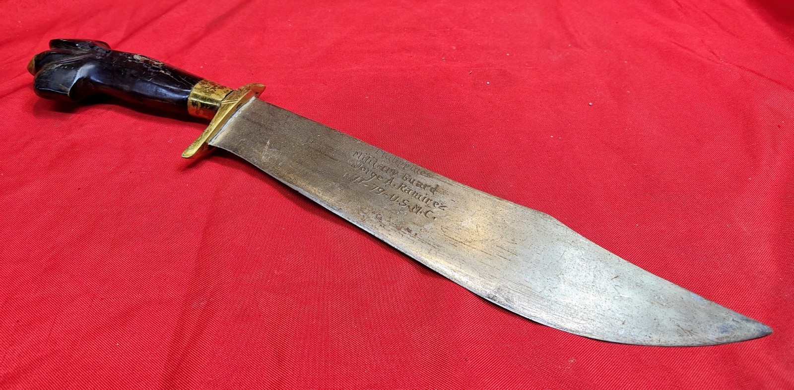 OBO Very Rare Philippines Military Guard Sword USMC Military Sword fighting 