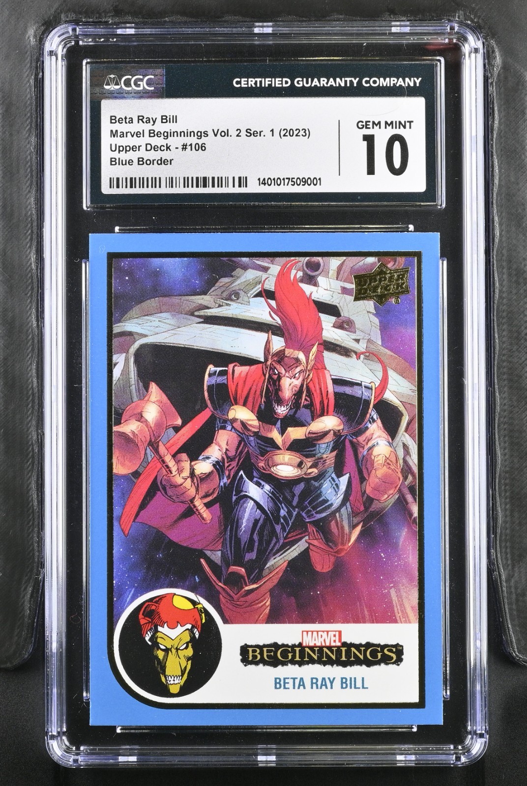 2023 Marvel Beginnings Blue Border Beta Ray Bill CGC 10 GEM MINT