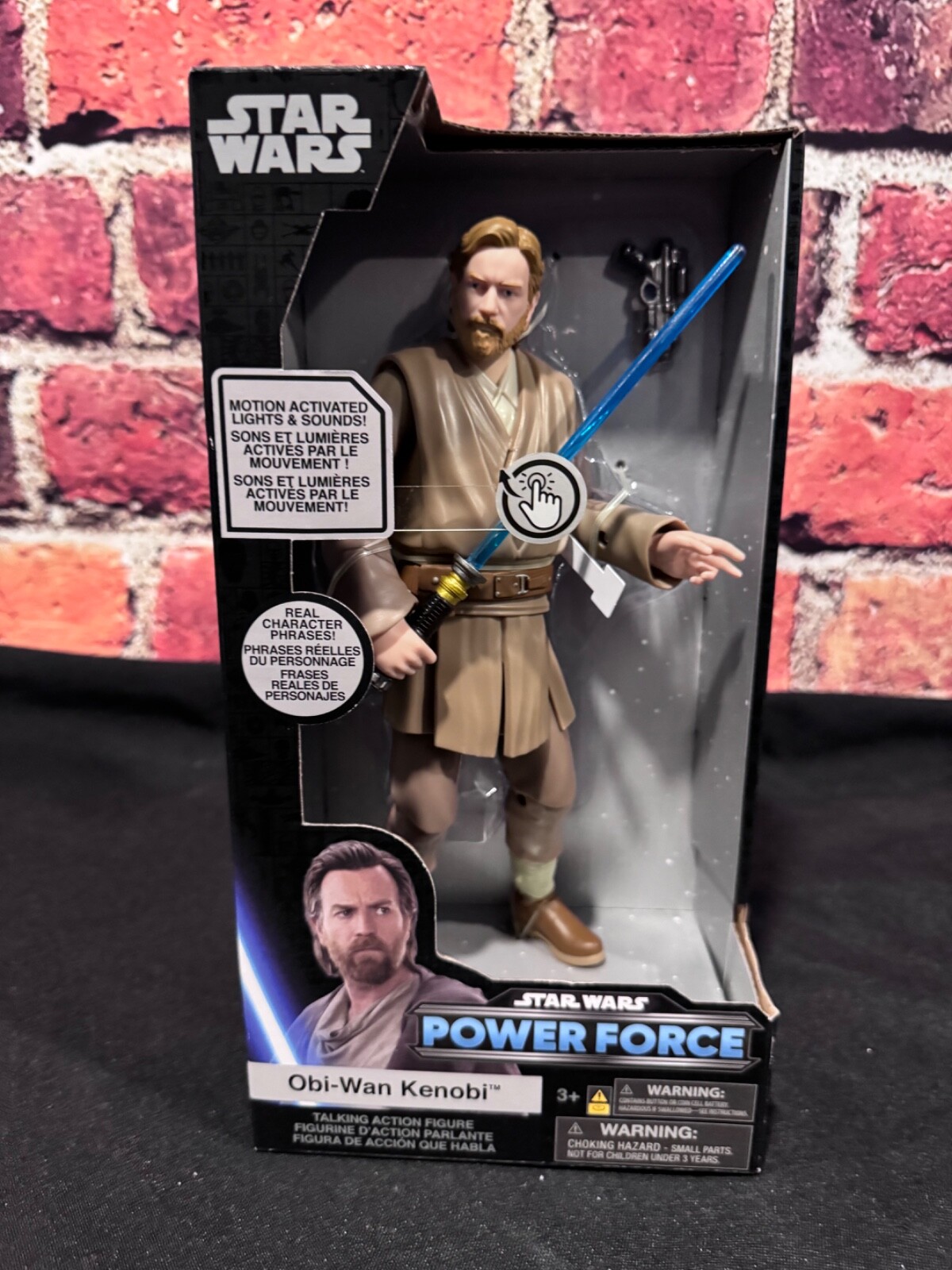 Disney Parks Obi-Wan Kenobi Talking Action Figure  Star Wars Power Force 10