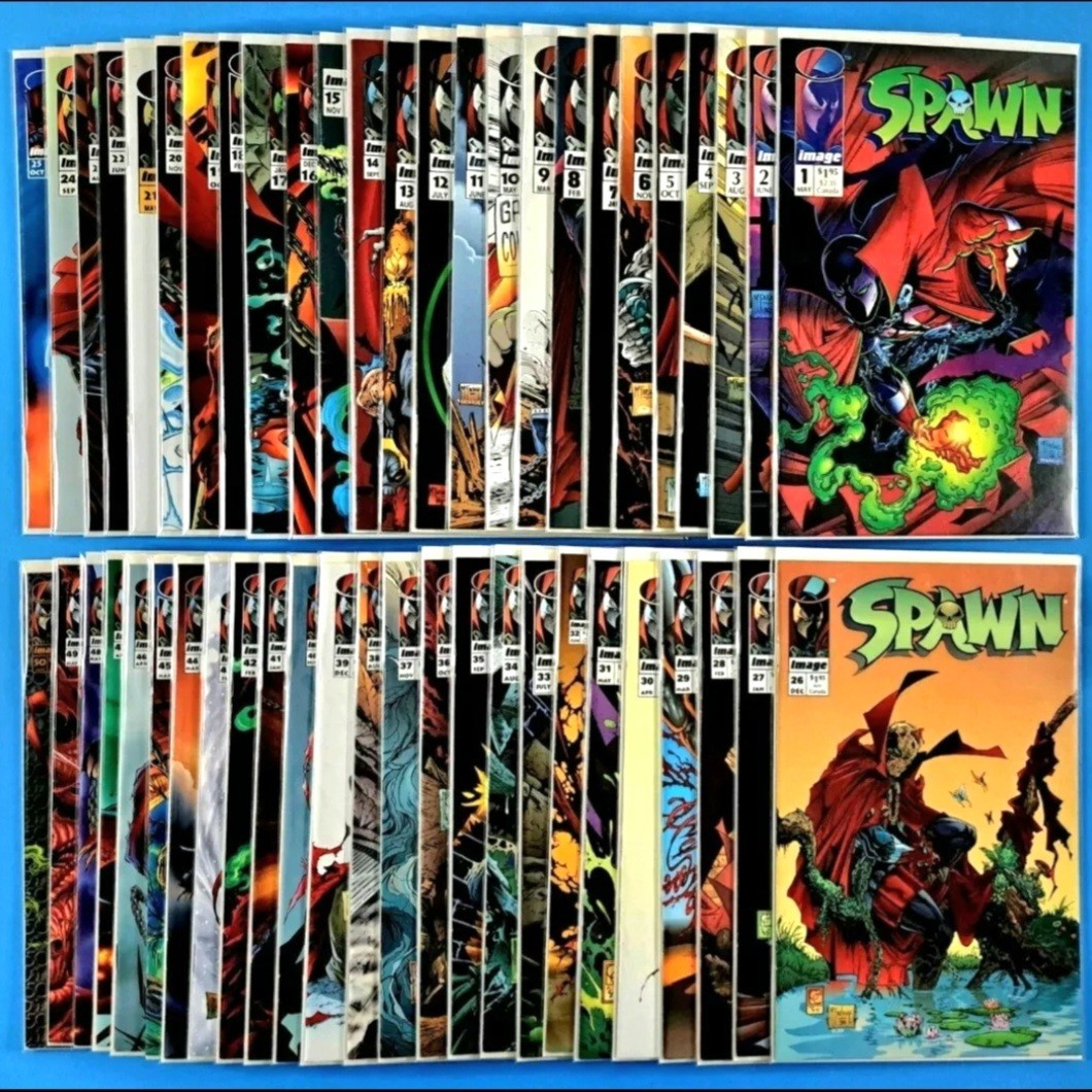 Spawn #1-50 Image (1992) #1 Error Variant McFarlane Complete Run Lot Of 50🔥