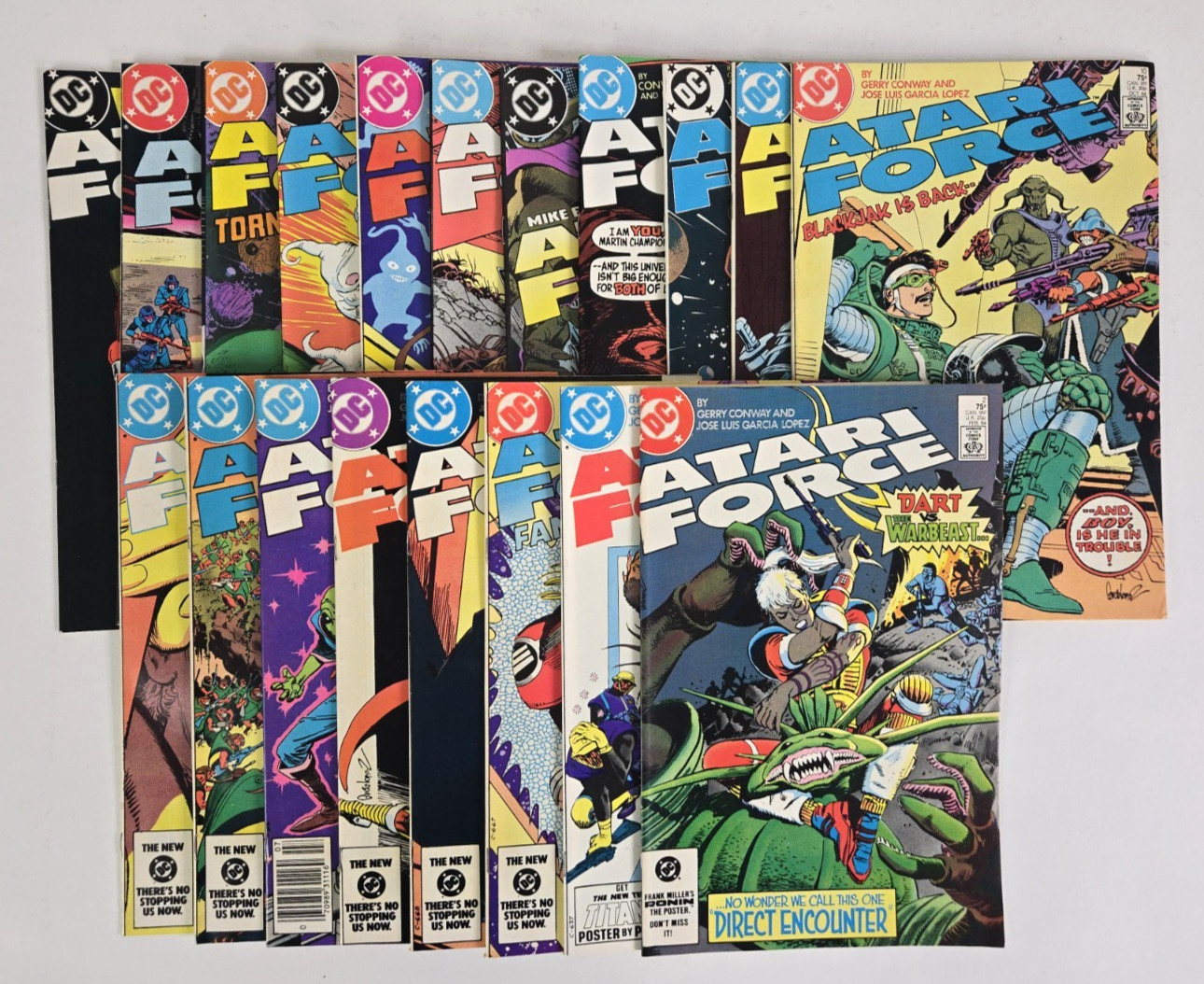 Lot of 19 Atari Force Comic Books #s 2 - 20 DC Comics 1984 Copper Age