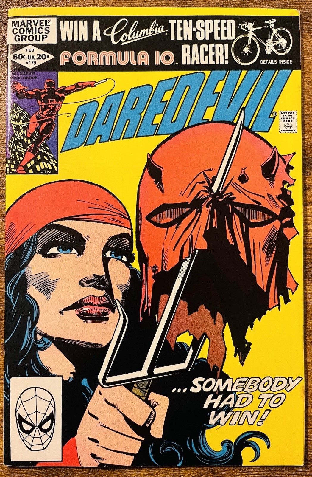 DAREDEVIL 179 SCARCE DIRECT EDITION FRANK MILLER ICONIC ELEKTRA COVER 1982