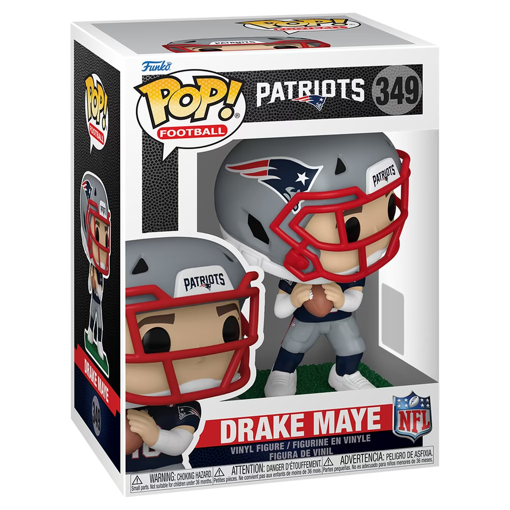 HOT SALE Funko Pop Drake Maye New England Patriots Vinyl Figure