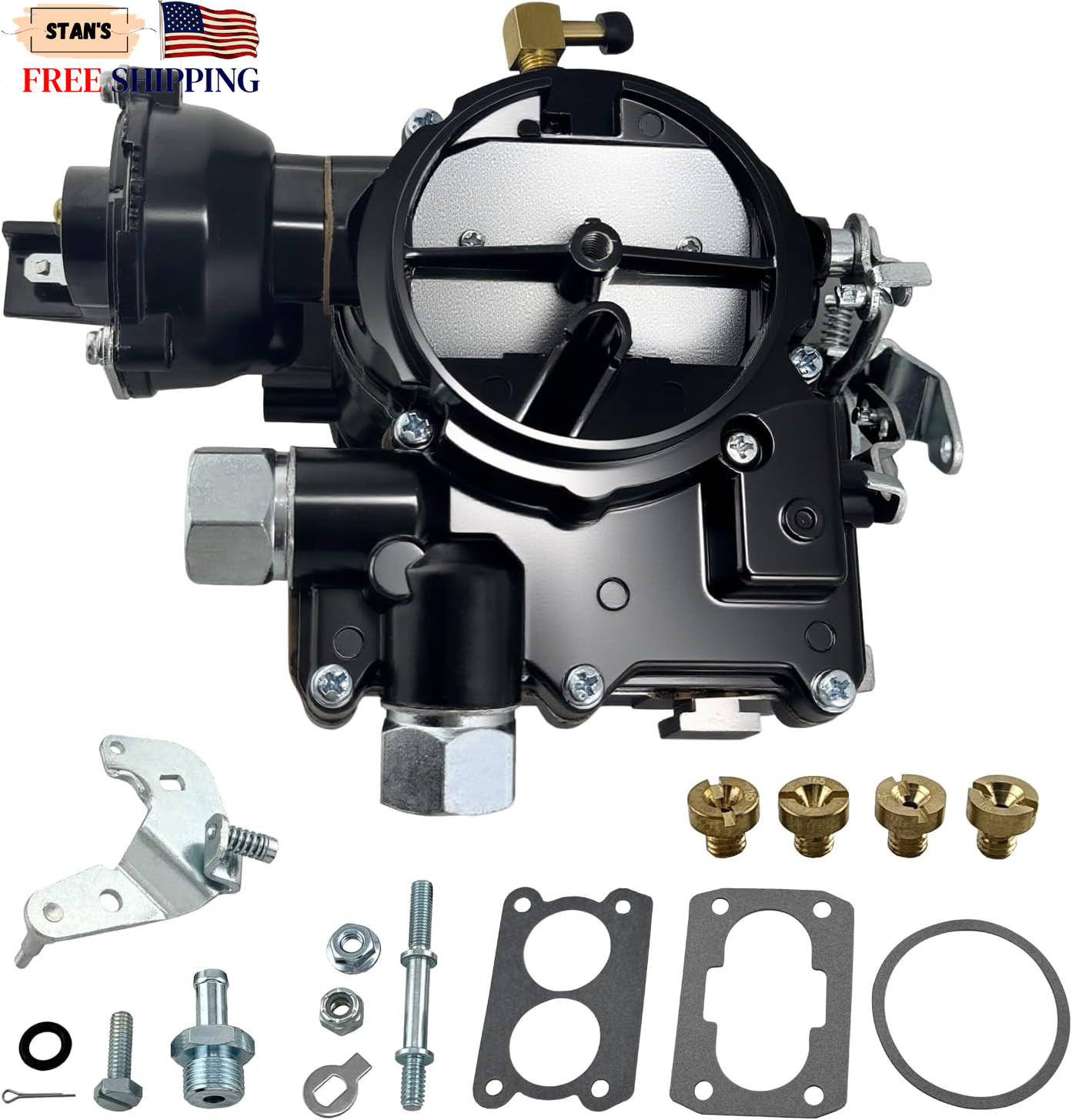 8M0045397 Marine Carburetor 2 Barrel Fit for Mercruiser 3.0 2.5L Carburetor 4CYL