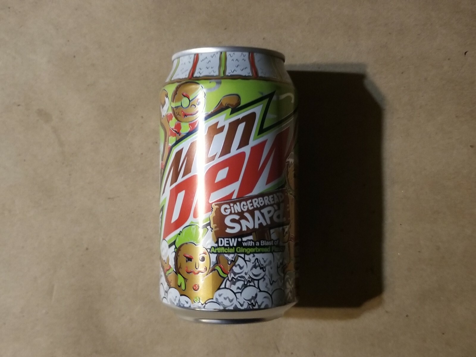 Mountain Mtn Dew Gingerbread Snap\'d 12 Oz Full Can (Exp. April 18, 2022)
