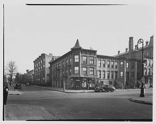 Photo:Brooklyn New York Sixth Ave 8th St 1910s Street Scene Buildings