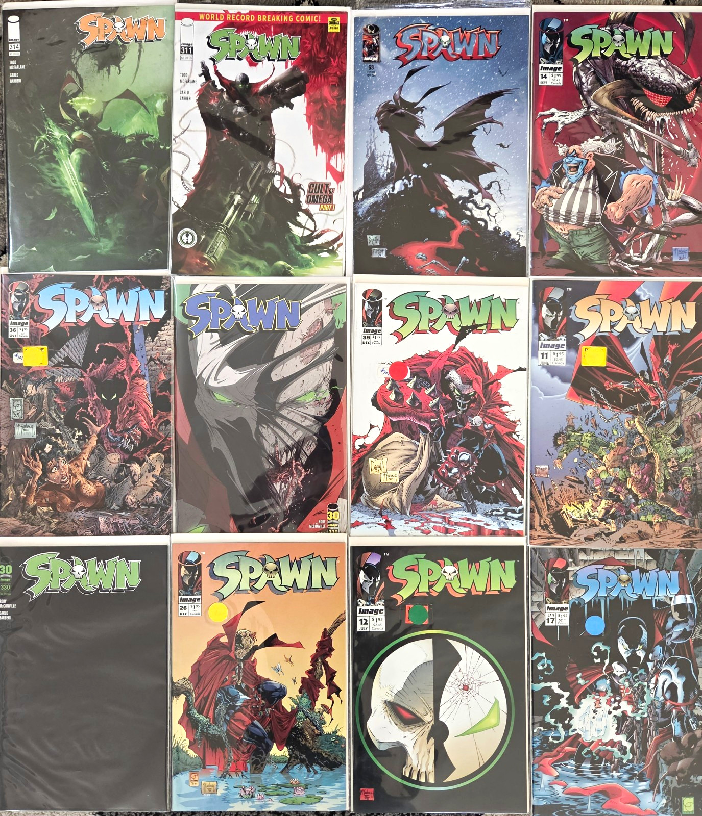 Image Comics Spawn Book Lot Mixed Issues  Modern Age  Todd McFarlane 12 Issues