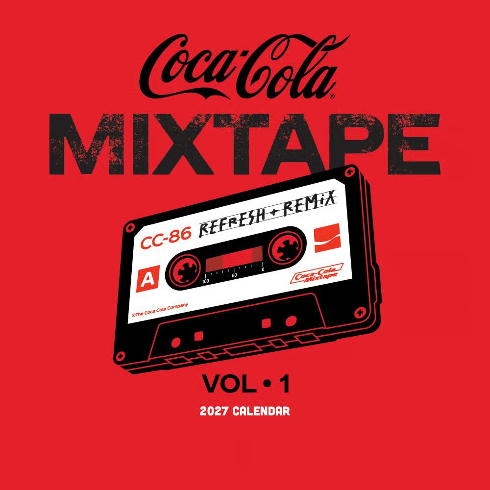 TF Publishing, Coca-Cola Red Mixtape 2027 Wall Calendar TF Publishing, Coca-Cola Red Mixtape 2027 Wall Calendar