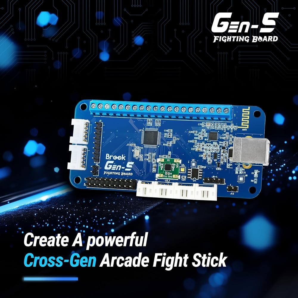 Brook Gaming GEN 5 Wired Fighting Board – Compatible PS5/ PS4/ NS/ NS2/ PC V2026 Brook Gaming GEN 5 Wired Fighting Board – Compatible PS5/ PS4/ NS/ NS2/ PC V2026
