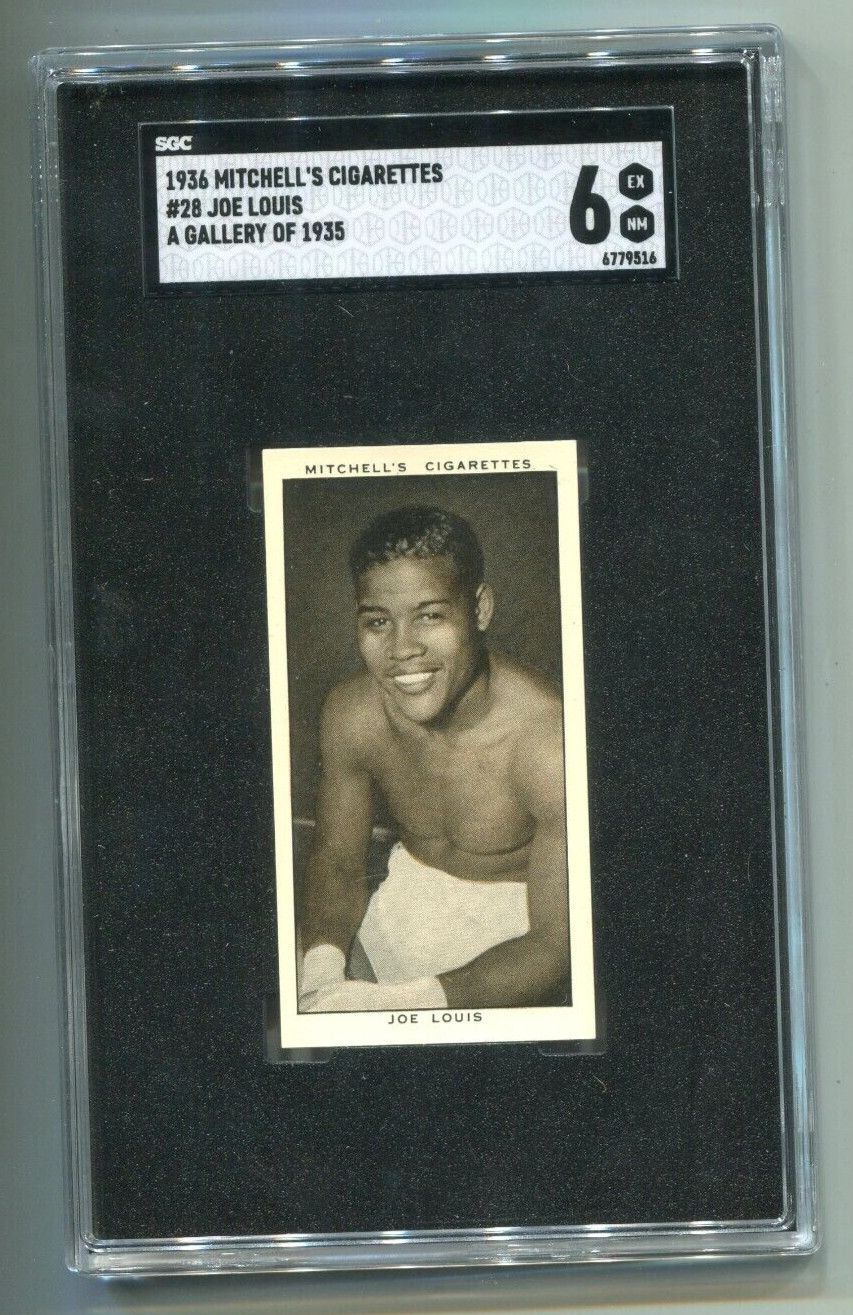 1936 STEPHEN MITCHELL & SON CIGARETTES A GALLERY OF 1935 #28 JOE LEWIS SGC 6