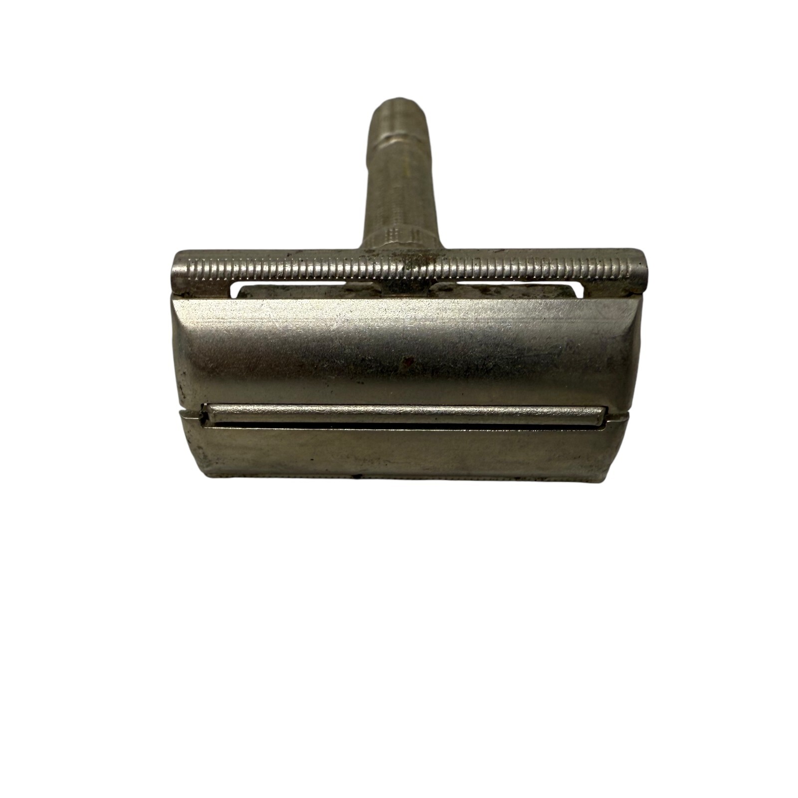 VTG MCM Gillette Twist to Open TTO Metal Mens Aristocrat Safety Razor USA VTG MCM Gillette Twist to Open TTO Metal Mens Aristocrat Safety Razor USA