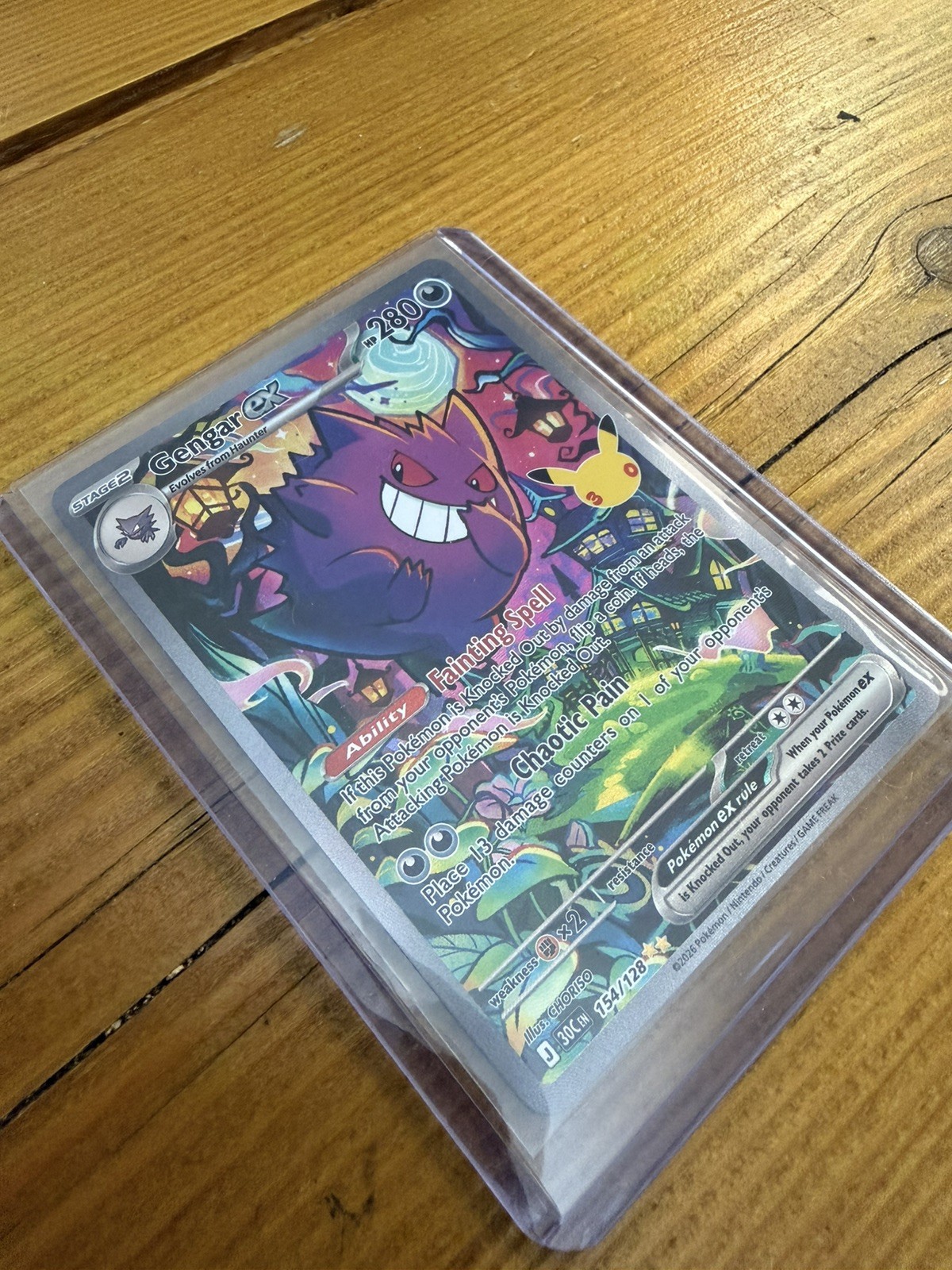 Gengar ex 30th Anniversary 154/128 SIR Illustration Rare 2026 Gengar ex 30th Anniversary 154/128 SIR Illustration Rare 2026