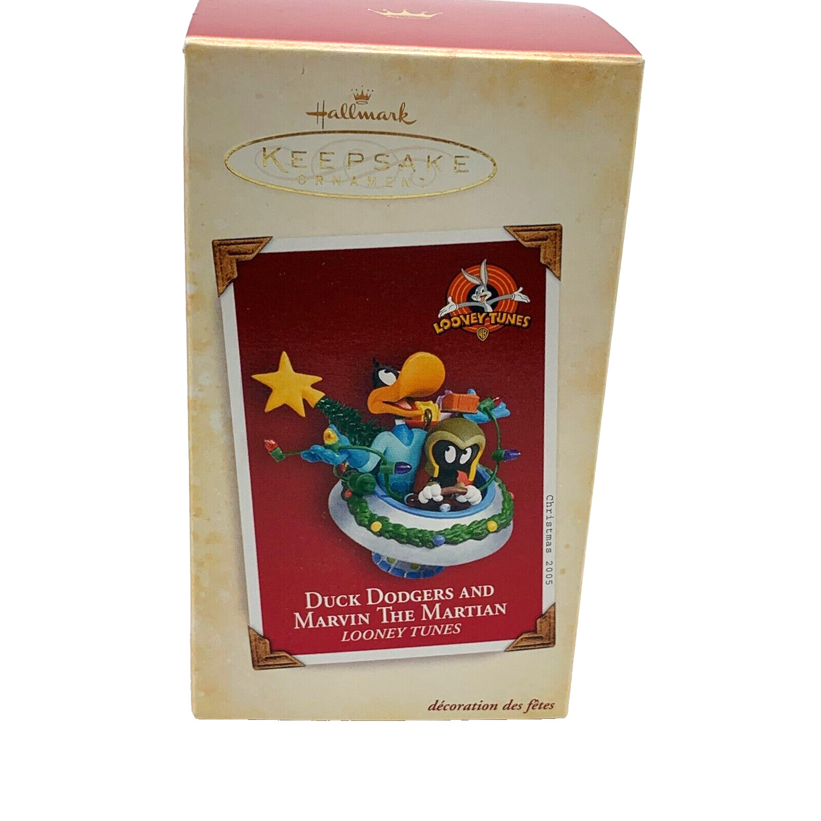 New Duck Dodgers & Marvin The Martian Christmas Ornament 2005 New Duck Dodgers & Marvin The Martian Christmas Ornament 2005