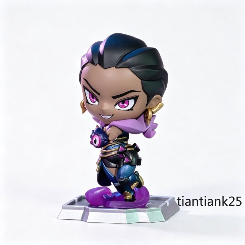 Valorant Reyna Chibi PVC Figure Model Desktop Ornament Christmas Gift New 1PC