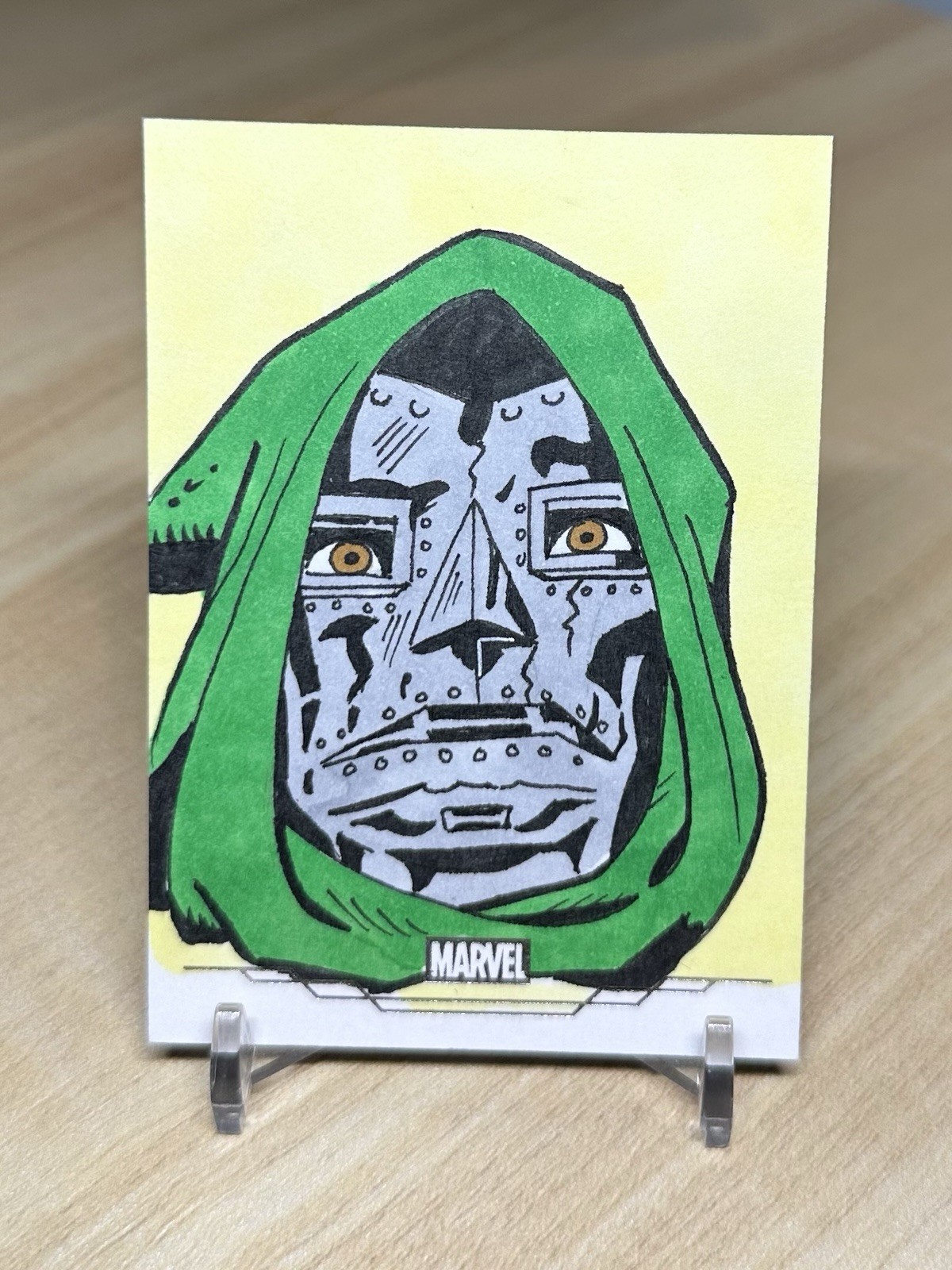 2025 Topps Marvel Comic Book Heroes DOCTOR DOOM SKETCH AUTO 1/1 ERIK MULLER 2025 Topps Marvel Comic Book Heroes DOCTOR DOOM SKETCH AUTO 1/1 ERIK MULLER