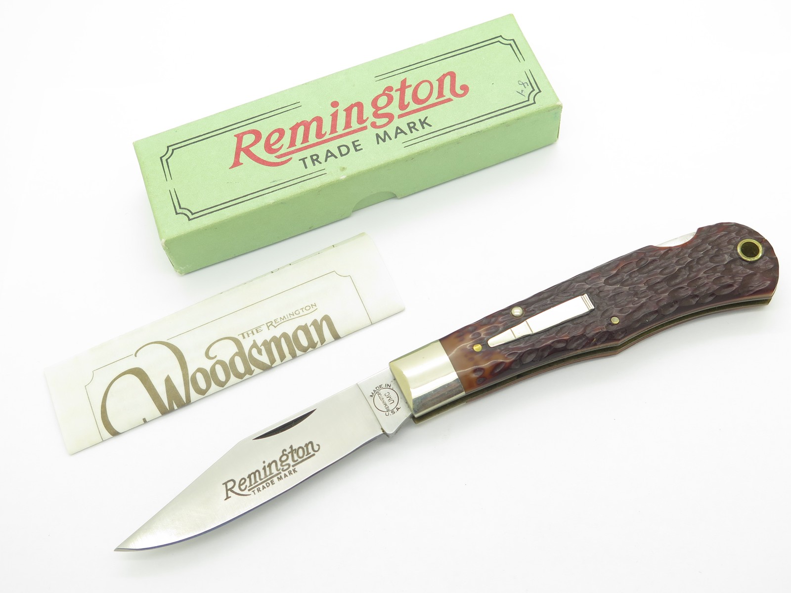 Vintage 1984 Remington R1303 Lockback Bullet USA Delrin Folding Pocket Knife Vintage 1984 Remington R1303 Lockback Bullet USA Delrin Folding Pocket Knife