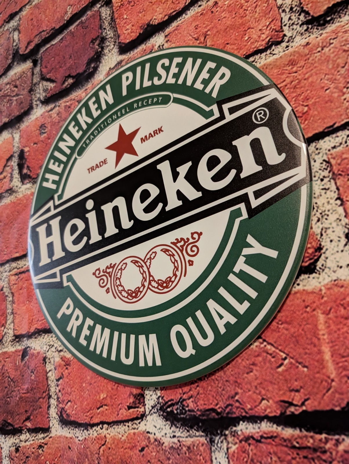 Heineken Pilsner Beer Metal Sign | 12