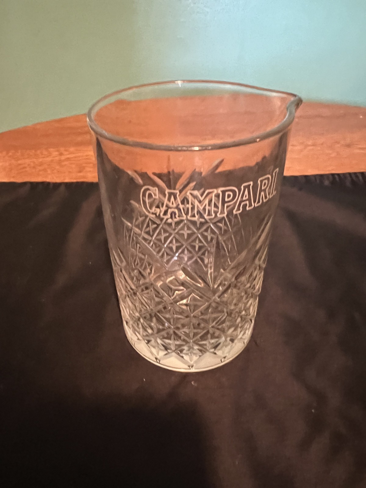 RARE Collectible Vintage Campari Mixing/Paddle Glass