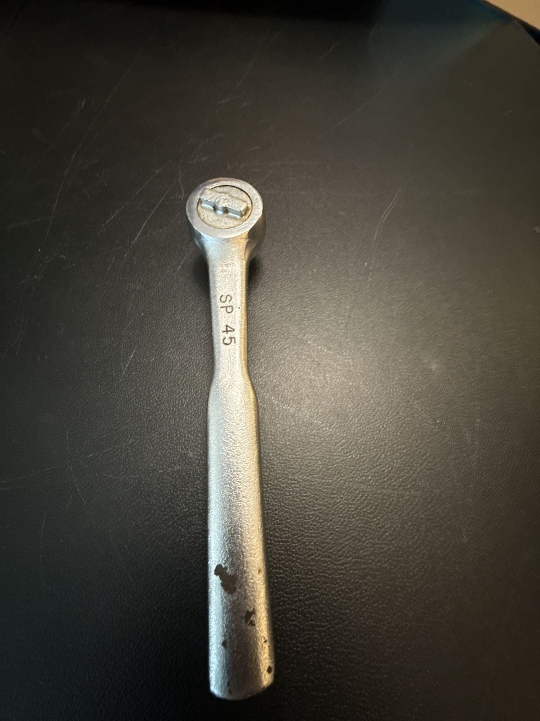 Vintage 3/8 Ratchet Drop Forged Steel Works Great Wrench Tool Vintage 3/8 Ratchet Drop Forged Steel Works Great Wrench Tool