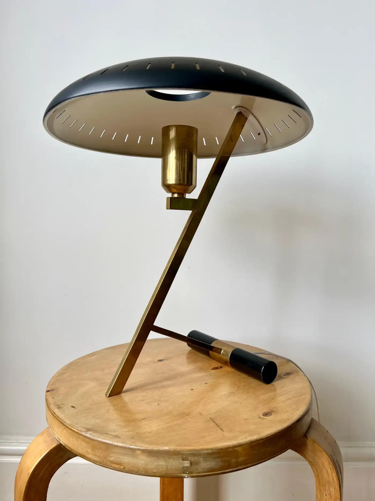 Louis Kalff Decora Z Lamp for Philips Belgium 1950s Mid Century ModernTableLight