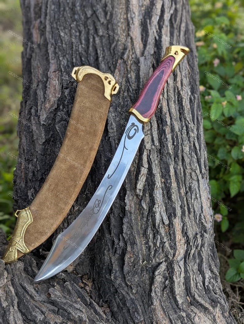 Personalized Engraved Elven Short Dagger Legendary Blade From LOTR Fantasy Gift Personalized Engraved Elven Short Dagger Legendary Blade From LOTR Fantasy Gift