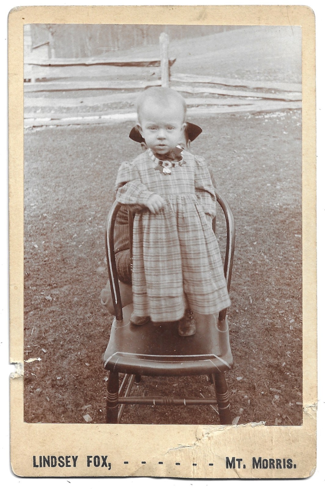 Unusual Hidden Father Cabinet Card Linsey Fox Mt. Morris Unusual Hidden Father Cabinet Card Linsey Fox Mt. Morris